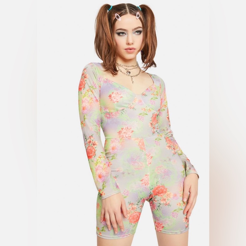 NEW New Girl Order Printed Romper
